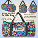 Add Name Graffiti Abstract Duffle Bag<br><div class="desc">Add your Name to this Graffiti Abstract Duffle Bag</div>