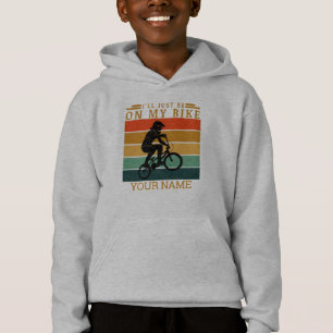 ADD NAME I'LL JUST BE ON MY BMX BIKE SUNSET       