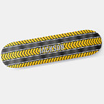 Add Name Initials, Silver Yellow Black Arrows    S Skateboard<br><div class="desc">Add any name or initials you want on this great design - See my store for lots more personalised skateboard designs and Skateboard T-Shirts,  Hoodies,  Backpacks,  Blankets and more.</div>