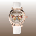 Add name introvert solitude floral brown watch<br><div class="desc">Add a touch of elegance to your wrist with this stunning Women's Watch, featuring a chic white leather strap. Perfect for those who cherish quiet moments, (Introverts) this watch is adorned with delicate floral accents and the phrase "Embracing Solitude, '' and ''Energised by the Quiet, " or customise it with...</div>