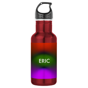 Add Name Neon of Blue, Purple, Green & Orange 532 Ml Water Bottle