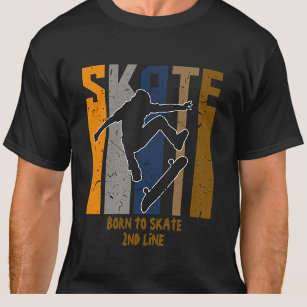Add Name or Your Text - SKATE Skateboarder         T-Shirt