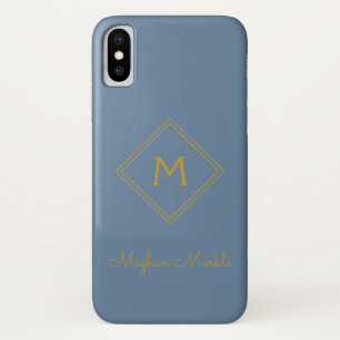 Add name Personalised Modern Elegant Simple Gold Case-Mate iPhone Case