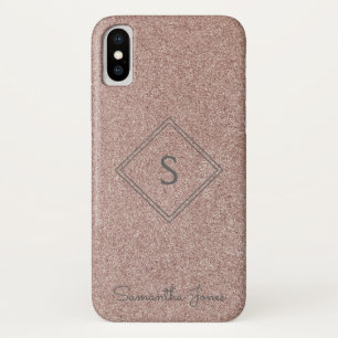 Add name Personalized Modern Elegant Glitter Case-Mate iPhone Case