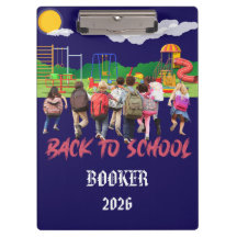 Add Name Photo Back-To-School Customisable