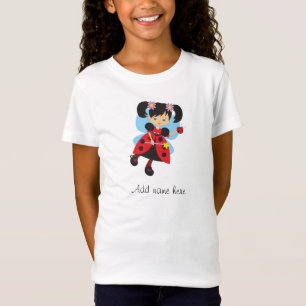 Add name Pretty Girly Fairy Princess T-shirts