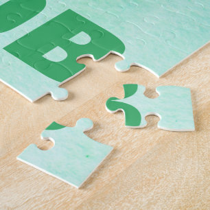 Add Name Puzzle with Gift Box, 30 Oversized Piece
