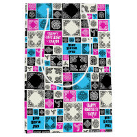 Add Name & Relationship Birthday Magenta & Blue