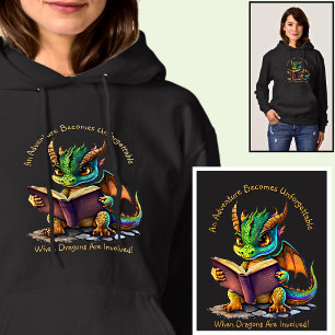 Add Name Text, Adventure Unforgettable, Dragons Hoodie