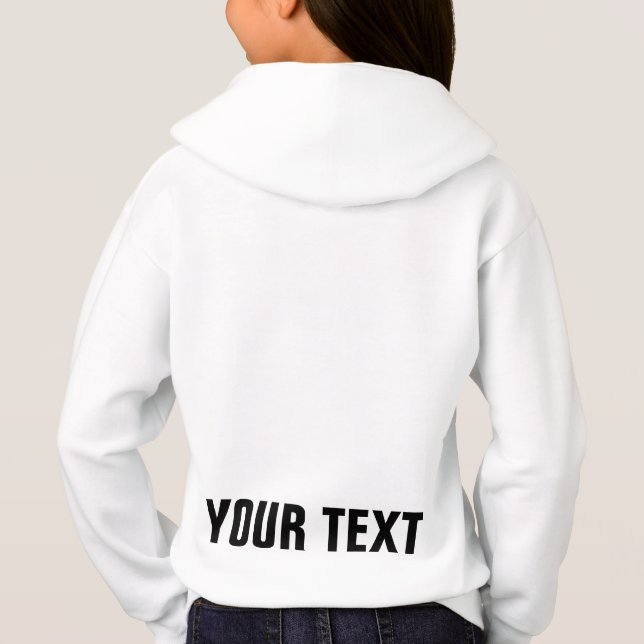 Add Name Text Double Sided Template Girls Modern (Back)
