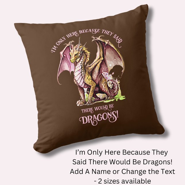 Add Name Text - Only Here Because Said Dragons!    Cushion (Creator Uploaded)