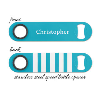 Add name white and blue