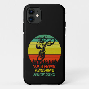 Add Name Year BMX Bike Rider Awesome Since  Case-Mate iPhone Case
