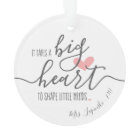 Add Name & Year, Personalised It Takes a Big Heart