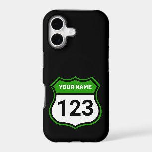 Add Name Your Number Racing Identification Green