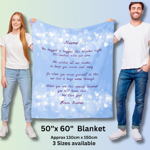 Add Names, Change ANY Text  We Hugged This Blanket