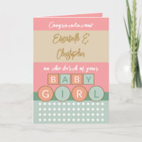 Add names coral green new baby girl
