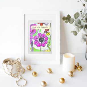 Add our Kid's Drawing Photo Cute Custom Stepmother