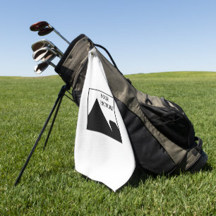 Add Personalised Picture Business Company Name Golf Towel