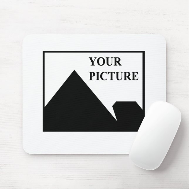Add Personalised Picture Business Company Name Mouse Pad (With Mouse)