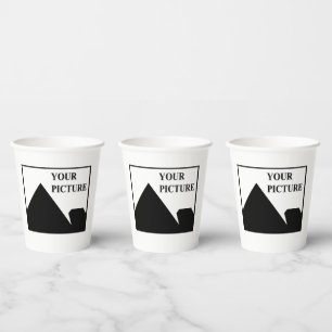 Add Personalised Picture Business Company Name Paper Cups