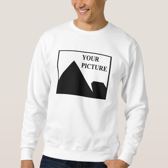 Add Personalised Picture Business Company Name Sweatshirt (Front)