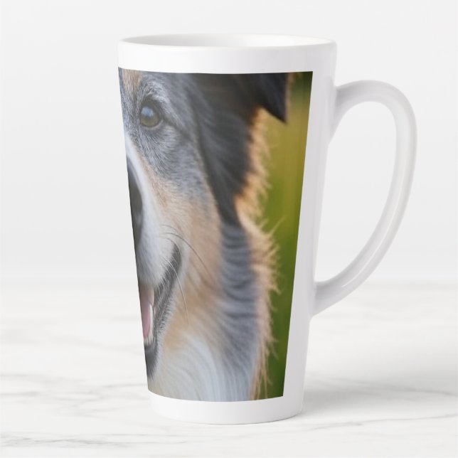 Add Pet Photo Customise Latte Mug (Right)
