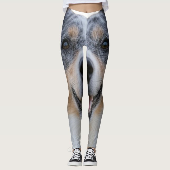 Add Pet Photo Customise Leggings (Front)