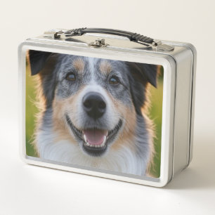 Add Pet Photo Customise Metal Lunch Box