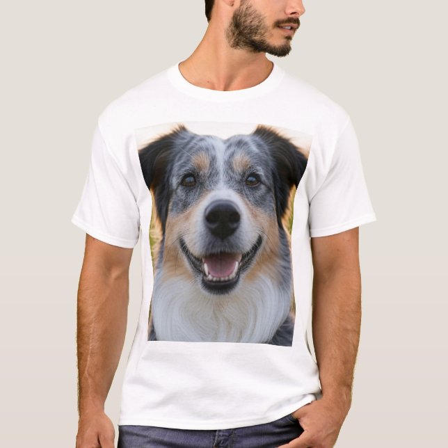 Add Pet Photo Customise T-Shirt (Front)