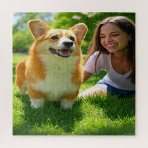 Add Pet Photo Personalise Customise Jigsaw Puzzle