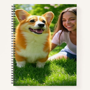 Add Pet Photo Personalise Customise Notebook