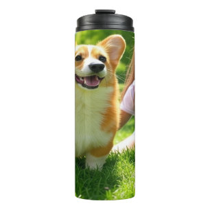 Add Pet Photo Personalise Customise Thermal Tumbler