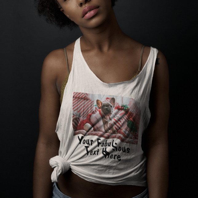 Add Photo and Text Custom Hot Yoga Singlet (Creator Uploaded)