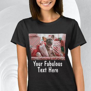 Add Photo and Text Custom T-Shirt