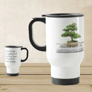 Add Photo Bonsai Tree 15oz Family Reunion Keepsake Travel Mug