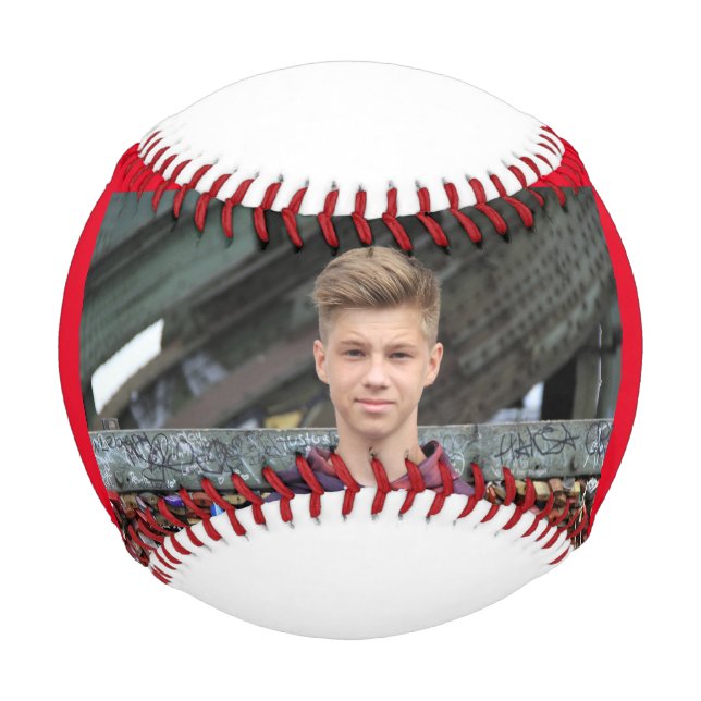 ADD PHOTO CUSTOM BASEBALL GIFT (Front)