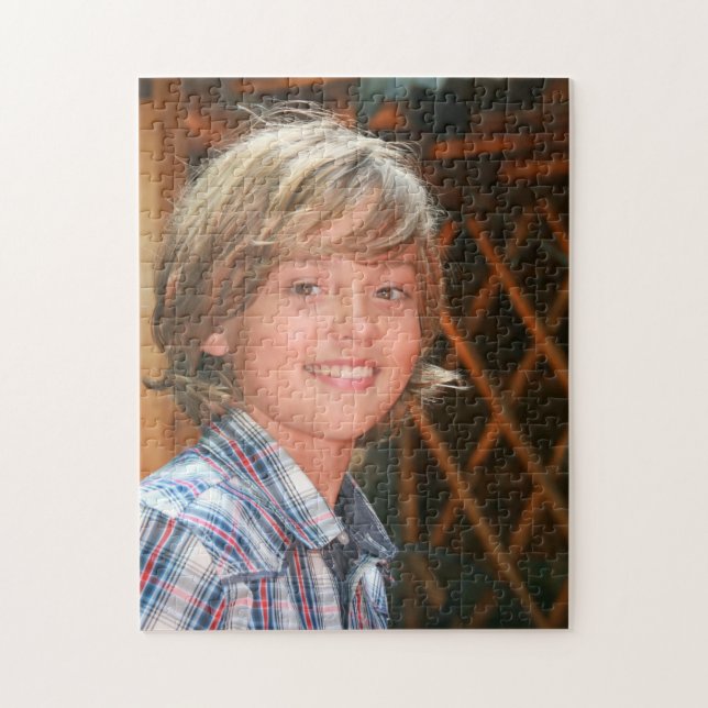 ADD PHOTO CUSTOM JIGSAW PUZZLE (Vertical)
