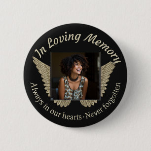 Add Photo Custom  Memorial 6 Cm Round Badge