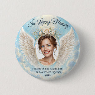 Add Photo Custom Memorial 6 Cm Round Badge