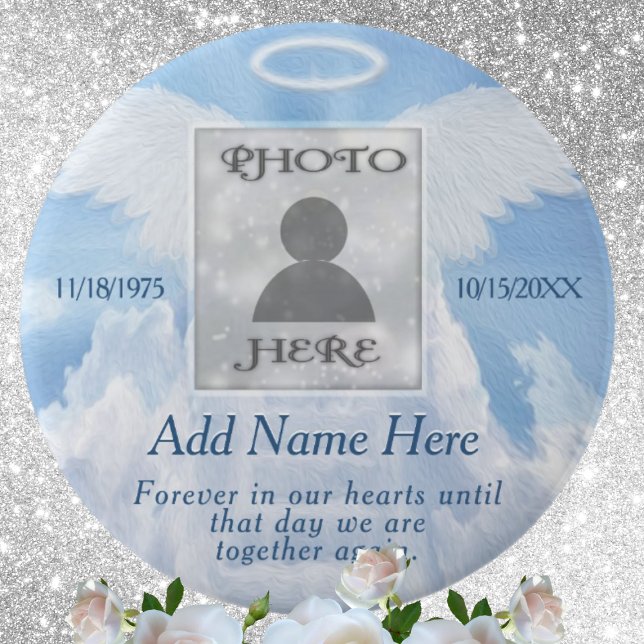 Add Photo Custom Memorial 6 Cm Round Badge (Creator Uploaded)