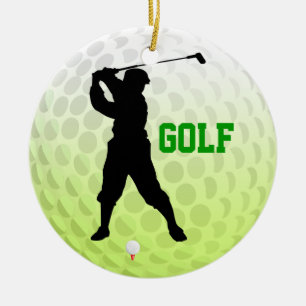 Add Photo Golf Tee Off Ornament