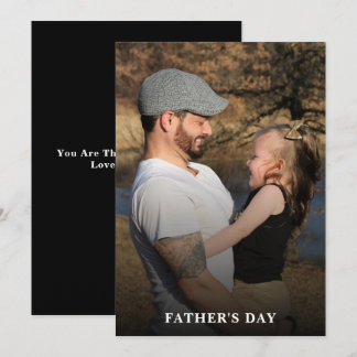 Add Photo Message Dad Daughter Fathers Day Card