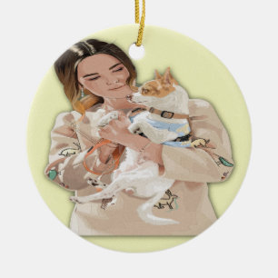 Add Photo Personalise Ceramic Tree Decoration