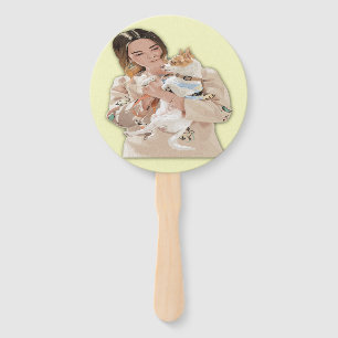 Add Photo Personalise Hand Fan