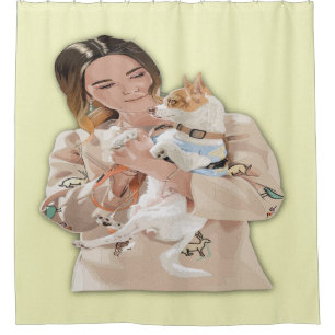 Add Photo Personalise Shower Curtain
