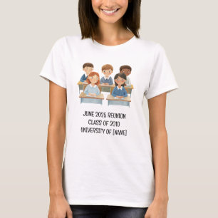 Add Photo Text Make Your Own Class Reunion Custom T-Shirt