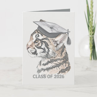 Add Photo Tiger Graduation QR Code Invitation