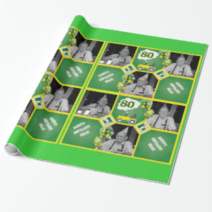 Add Photo To Tractor Wrapping Paper