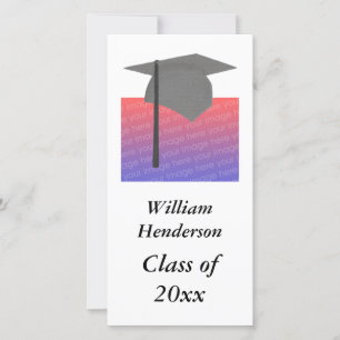 Add photo under Graduation cap photocards Announcement